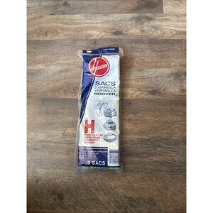GENUINE HOOVER Type H Bag - 3 Pack, 4010009H Vaccum